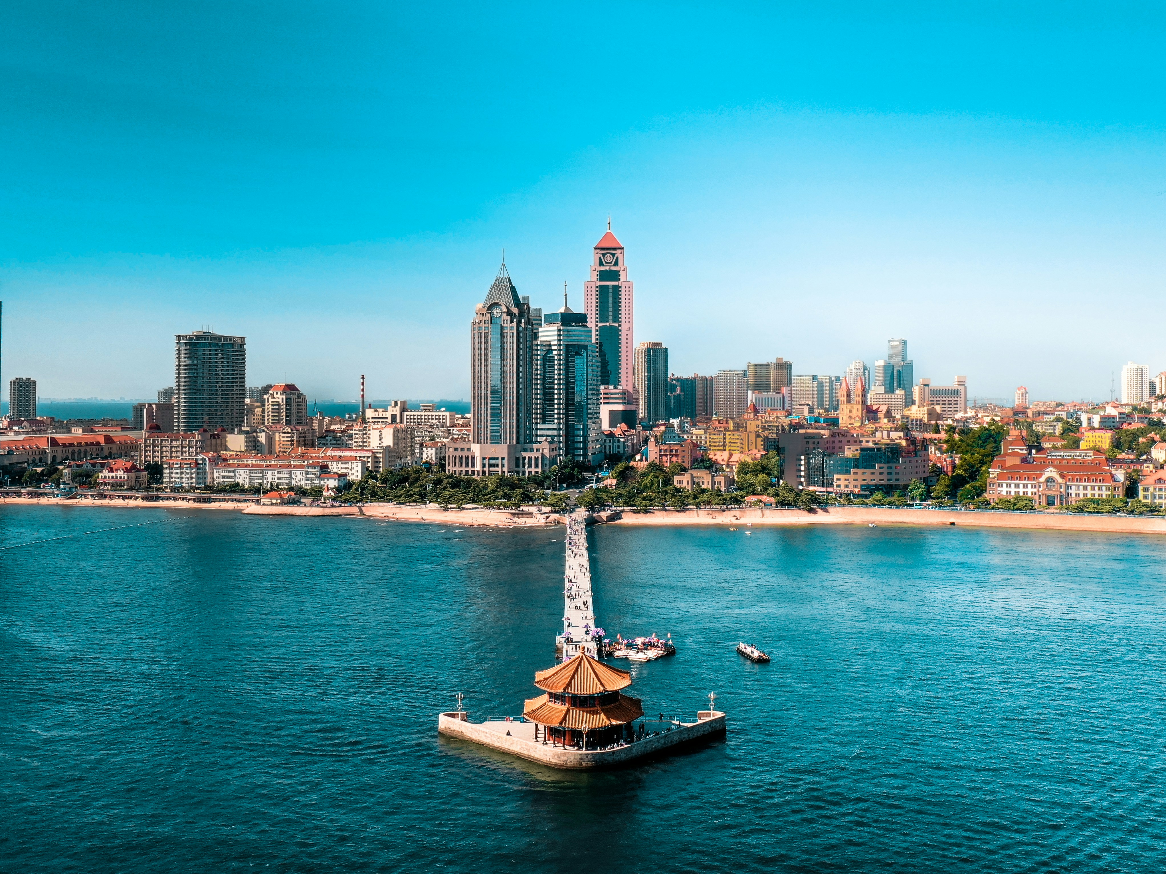 Qingdao Zhanqiao Pier and Badaguan villas